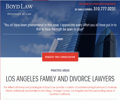 Boyd Law Los Angeles Family and Divorce Law