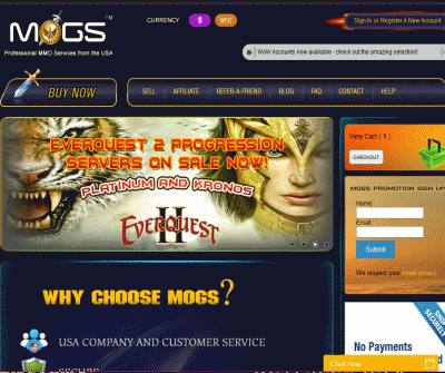 Professional MMO Game Services by Mogs