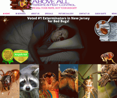 aboveallpests Pest, Termite, Bed Bug Pest Control Ocean City NJ