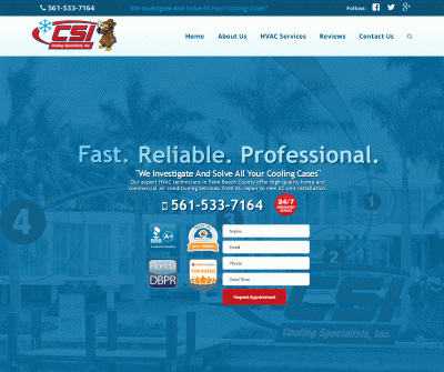 CSI Cooling Specialists, Inc  AC Repair and HVAC Maintenance South Florida