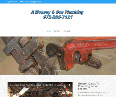 A Monsey & Son Plumbing  Dallas TX Plumbing Repair Experts