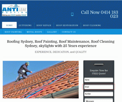 Antileaking Roofing Sydney Australia