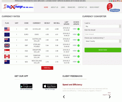 Malaysia money changer