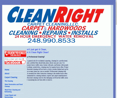 Clean Right Carpet Cleaning LLC Hazel Park, MI 48030