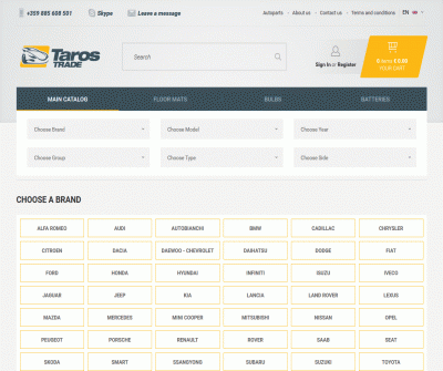 Taros Trade BG LTD - auto parts 