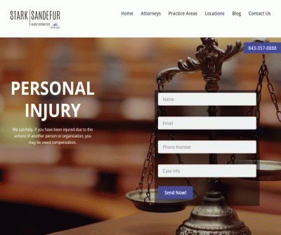 Joseph Stanley Sandefur South Carolina Personal Injury Attorneys