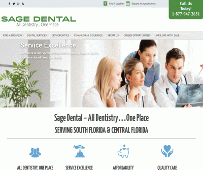 Sage Dental Orthodontist Belle Glade South and Central Florida