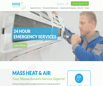 Mass Heat and Air 24 Hour Emergency Air Conditioning Service