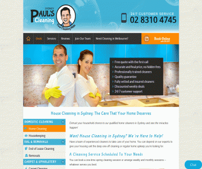 Paul's Cleaning Housekeeping End Of Lease, Carpet, Sydney