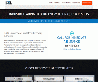 Data Analyzers Data Recovery Services