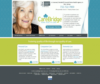 CareBridge Home Health Care New Jersey