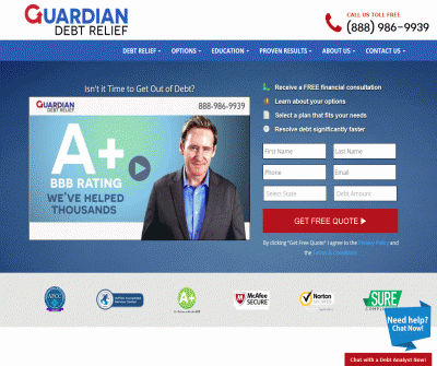 Guardian Debt Relief Debt Settlement Company