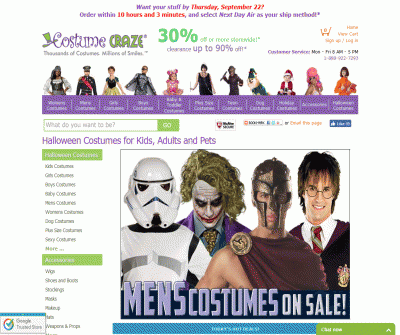 Costume Craze Halloween Accessories for Adults, Teens and Kids