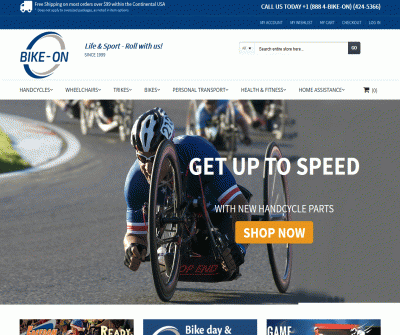 Bike-On Handcycles, Racing, Pediatric,  Quadriplegic,  Fitness Industry 