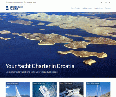 Lighthouse Sailing Motor Yacht Charters