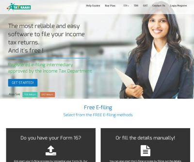 File Income tax return online TaxRaahi India''s top portal for free TR filing