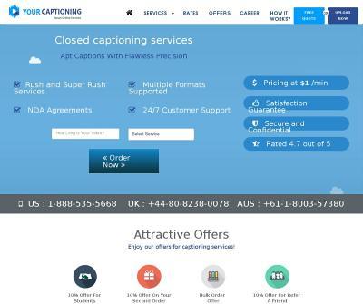 Captioning, Translation and Transcription Services Your Captioning