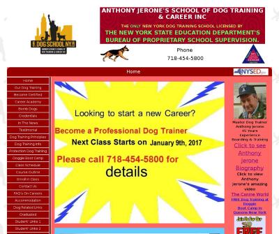 Check our website - Anthony Jerone Dog Trainer