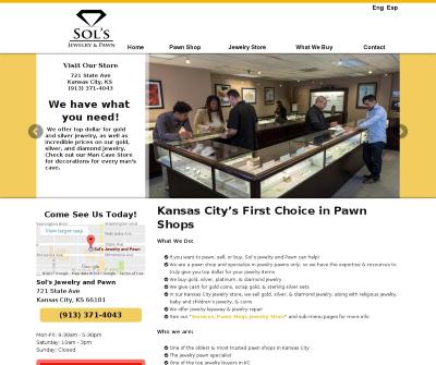 Sol’s Jewelry and Pawn Gold, Silver, Diamond Jewelry Kansas City KS