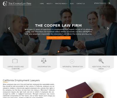The Cooper Law Firm Employment Law Irvine CA