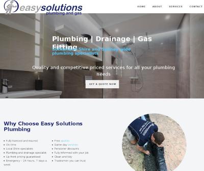 Easy Solutions Plumbing Sutherland Shire