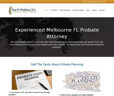 Tom Waldron PA Experienced Melbourne FL Probate Attorney