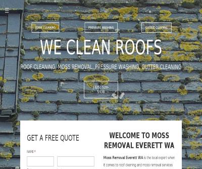 Moss Removal Everett WA  Treatment, Pressure Washing Services