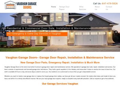 Garage Doors Vaughan Garage Door Repair, Installation & Maintenance Service Toronto Canada