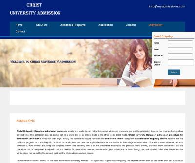 Christ University Bangalore Admission