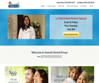 Smooth Dental Group Premier Laser Dentistry Office Dr. Elizabeth Tran DDS La Habra CA