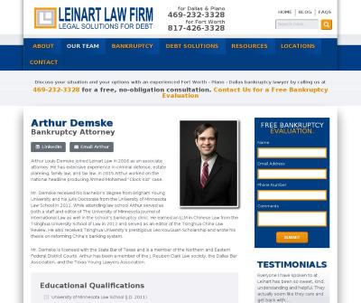 Arthur Demske Bankruptcy Attorney