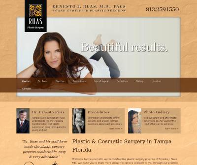 Ernesto J Ruas MD FACS South Tampa, FL Botox Chemical Peel Dermal Fillers 