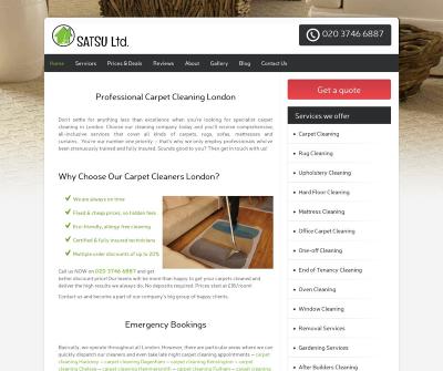 Professional Carpet Cleaning London