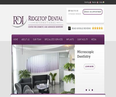 Ridgetop Dental International Karnataka, India Root Canal Treatments Restorative Dentistry