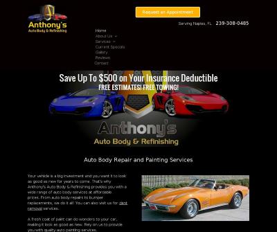 Anthony''s Auto Body & Refinishing