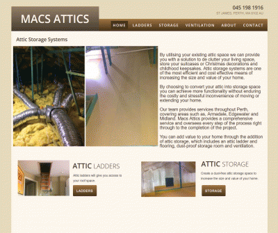 Macs Attic Storage System in Perth