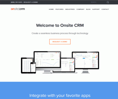  OnSite CRM 