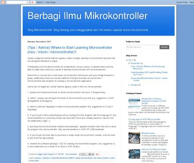 Berbagi Ilmu Mikrokontroller