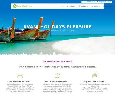 AvaniHolidays Travel And Tourism Industry