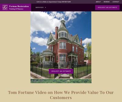 Fortune Restoration Company Chicago, IL Residential Painting Masonry Historical Landmarks