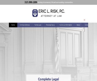 Erik L. Risk P.C. Greenwood,IN Criminal Defense Family Law Personal Injury 