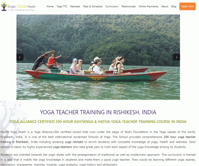 Yoga Teacher Training in Rishikesh India