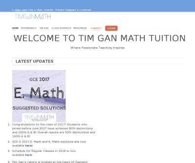 Tim Gan Math