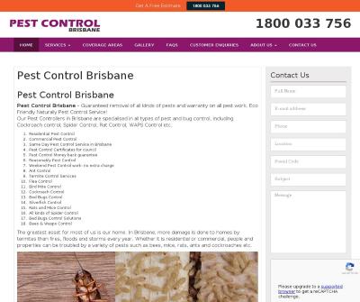 Impressive Pest Control Brisbane, Australia Ant Control Rodent Control Silverfish Control