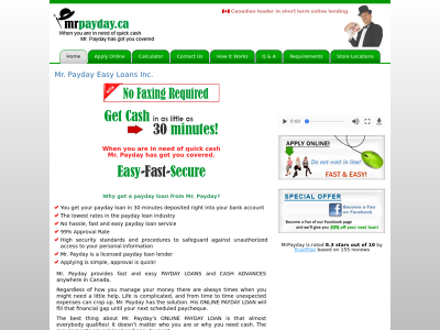 Mr. Payday Easy Loans Inc.