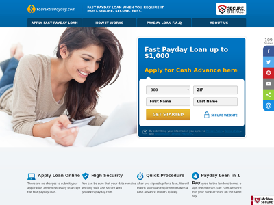 Fast payday loan | Same Day Payday Loan | Cash Advance