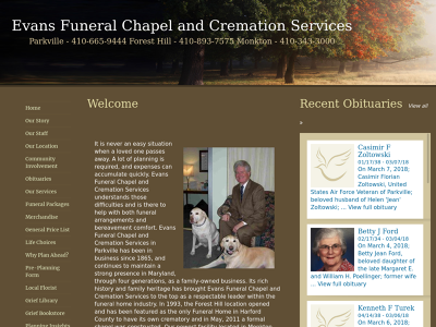 Evans Funeral Chapel and Cremation Services