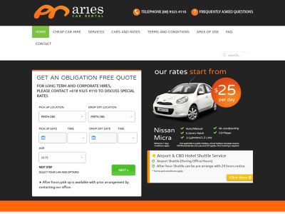 Aries Car Rental