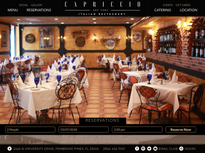 Capriccio's Ristorante