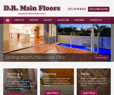 D.R. Main Floors Brisbane,Australia Sanding & Polishing Staining Decks Stairs Parquetry